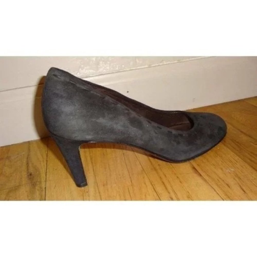 AGL Attilio Giusti Leombruni Round Toe Suede Pumps Shoes 7 - Picture 5 of 10